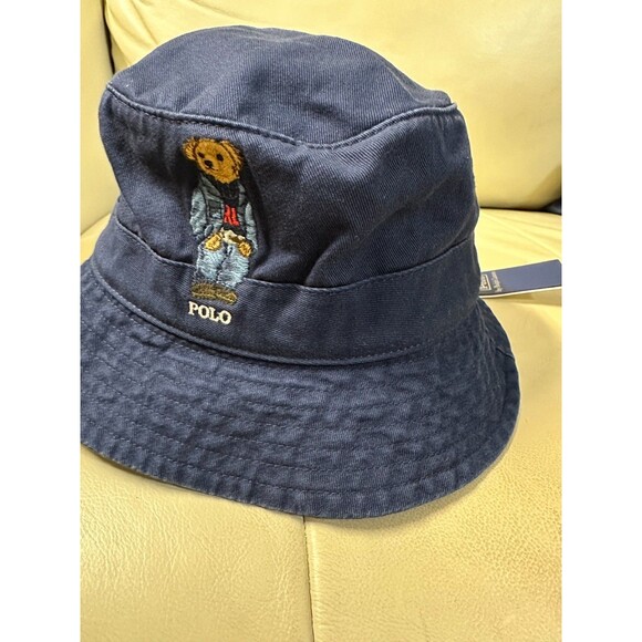 NWT Polo Ralph Lauren Men's Hat XL/L Polo Bear Chino Bucket - Picture 3 of 6